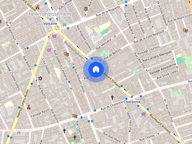 Très bel appartement refait à neuf 2Pers. VOLTAIRE/CHARONNE Bail Mobilité