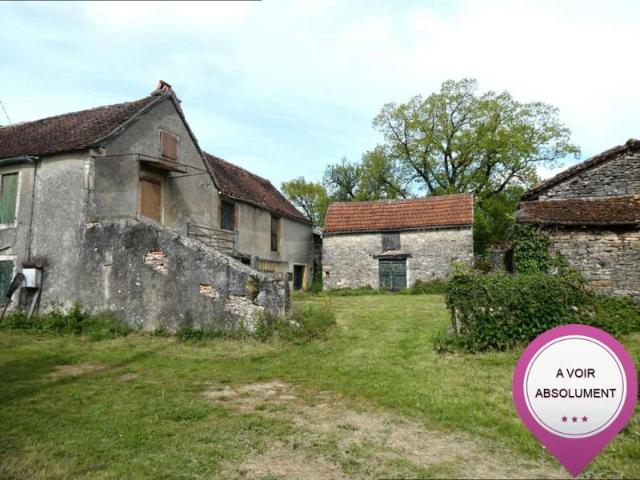 Très belle opportunité ! Secteur LIMOGNE EN QUERCY 46260 corps de ferme, maison, grange et dépendances