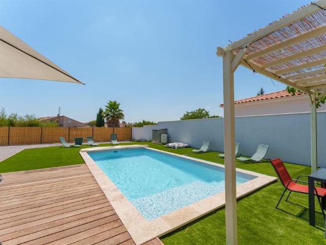 Très belle villa neuve TVA à taux réduite de plain pied à Vic la Gardiole – Calme absolu & proximité des plages