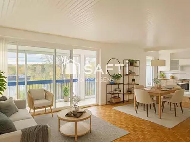 Triel sur Seine 78510 Achat / Vente appartement 4 pièces t4 balcon parking