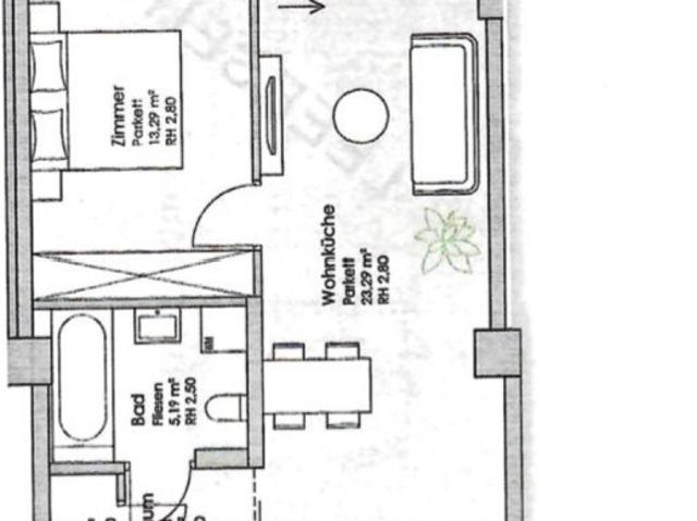 TrIIIple Tower – Stilvolle möblierte 2 Zimmer Balkonwohnung