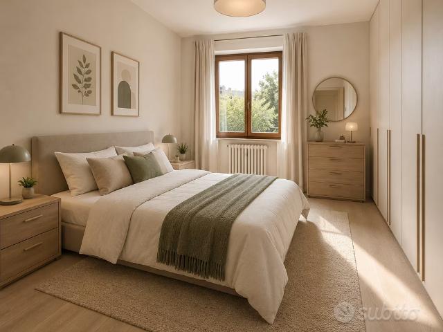 Trilocale con Balcone e Giardino a Monza Libertà
