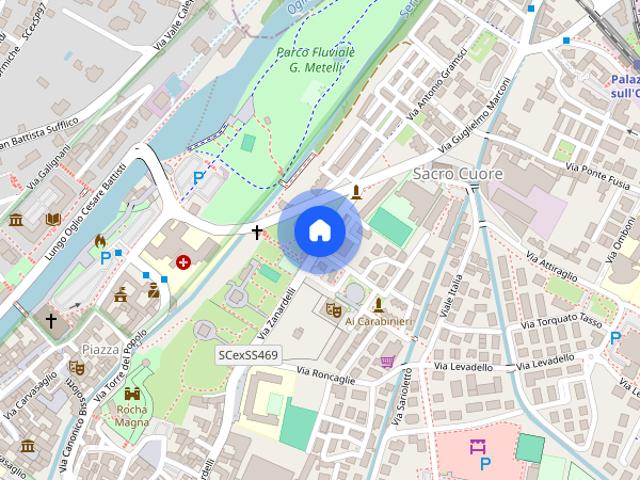 Trilocale con posto auto Palazzolo sull'Oglio
