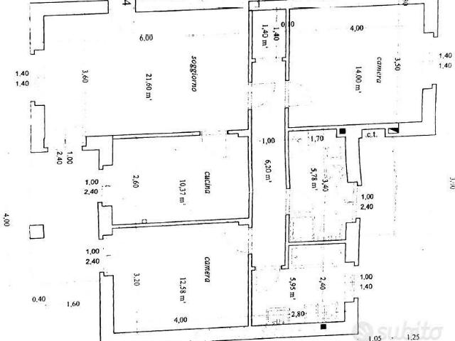 Trilocale con terrazzo e garage