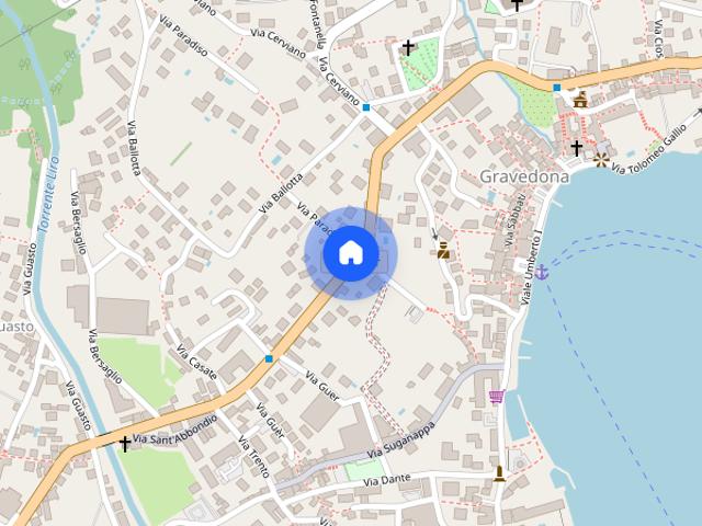 Trilocale a Gravedona con Posto Auto e Terrazzo