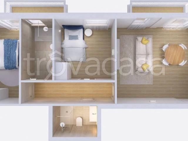 Trilocale in vendita a Verona via Calatafimi, 1A, Borgo Trento