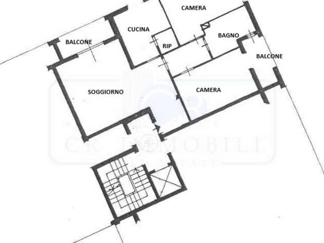 Trilocale piazza Generale dalla Chiesa, 4, Centro, Bollate