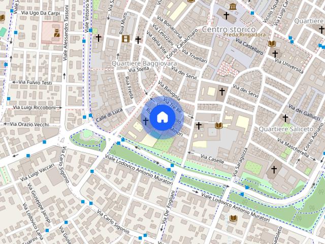 Trilocale Rua Dei Frati Minori, Centro Storico, Modena