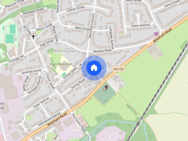 Trinity Street, Rhostyllen, LL14