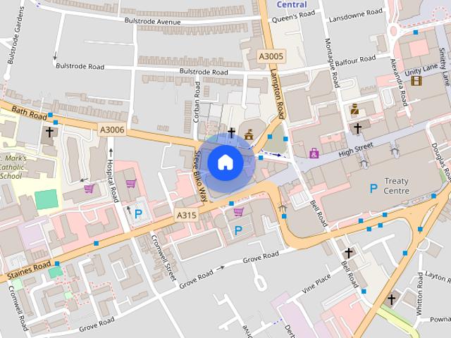 Trinity Square, Hounslow, Hounslow, TW3