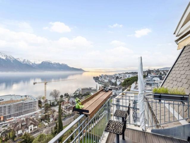 Triplex mit Panoramablick im Herzen von Montreux