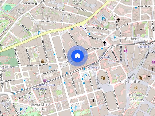 Trippet Lane, Sheffield, South Yorkshire, UK, S1