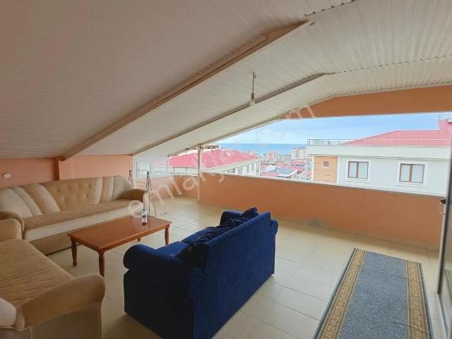 Truva/ Ali Arslan'dan Deniz Manzaralı Çatı Katı 2+1 Kiralık