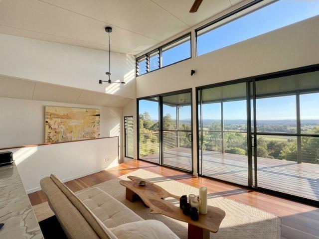 Truly uninterrupted hinterland views, architecturally designed