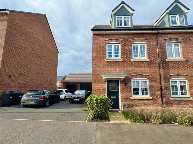 Trussell Way, Cawston, Rugby. 3 bed end of terrace house to rent £1,275 pcm £294 pw