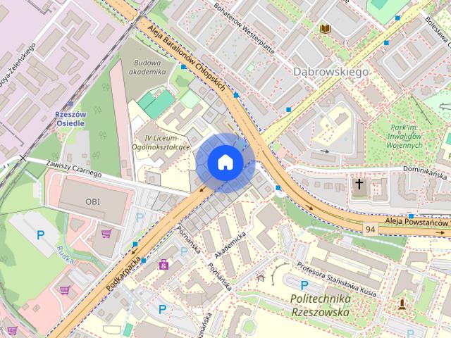 Trzy oddzielne pokoje w centrum Rzeszowa!