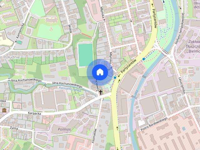 Trzypokojowe mieszkanie w centrum Bielsko Biała
