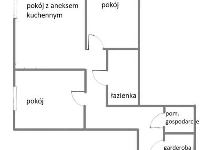 Trzypokojowe mieszkanie do wynajęcia