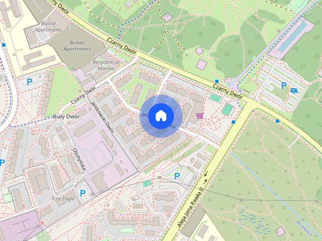 Trzypokojowe mieszkanie Jelitkowski Dwór