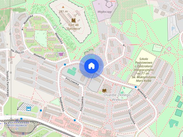 Trzypokojowe mieszkanie na parterze