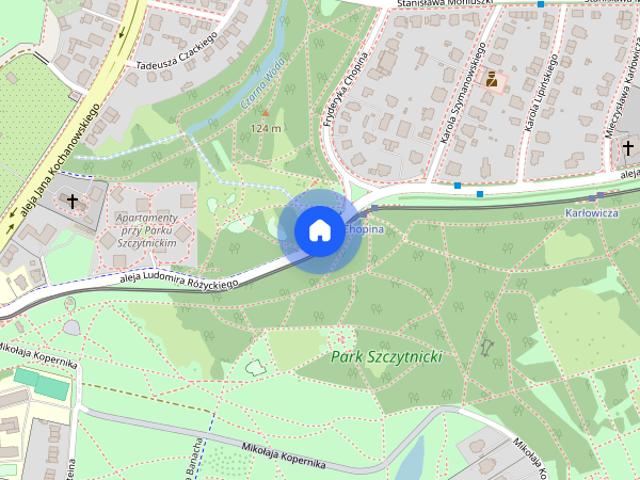 Trzypokojowy apartament z dużym tarasem przy parku