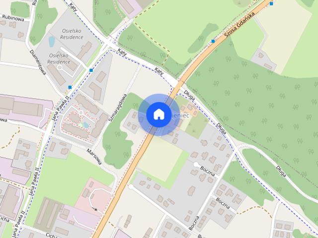Trzypokojowy apartament na wynajem Osielsko