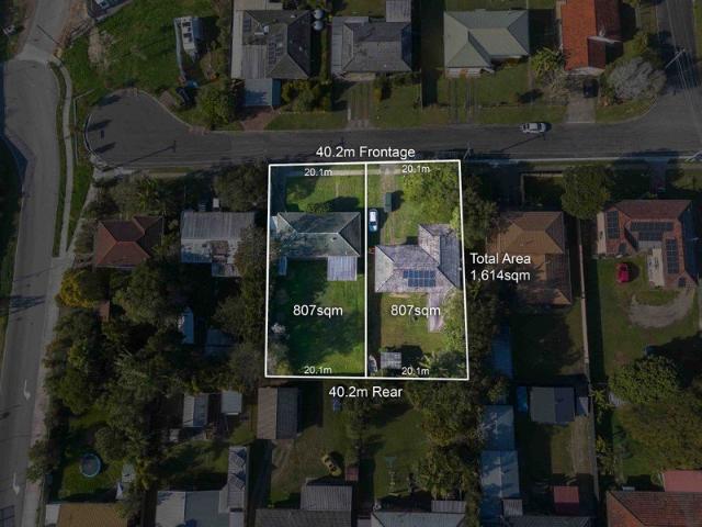 Two Adjoining Titles Offered as One 1,614m² Medium Density Development Opportunity STCA