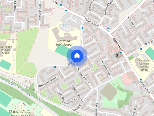 Two Bedroom Terraced house Stirling Drive, Linwood