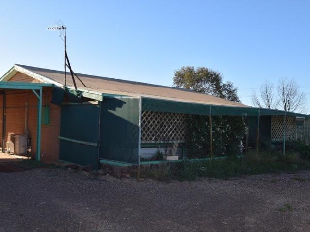 Two bedroom above ground house with shed and a double carport
