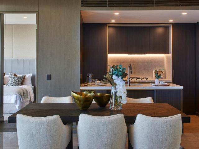 Two bedroom apartments enjoy prime location