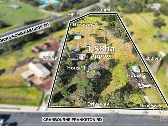 Two Homes, Nearly Four Acres and Outstanding Strategic Potential S.T.C.A. A Rare Dual Dwelling Landholding in a High Exposure Langwarrin Location!