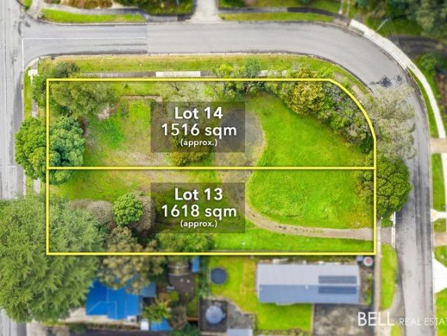 Two Large Lots develop or build? Over 3100 sq.m in the heart of Warburton