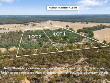 Two Scenic Land Parcels Approx. 20 Acres Each Just 11km From Bendigo CBD