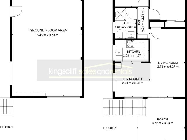 Two Storey Duplex with a large fenced yard