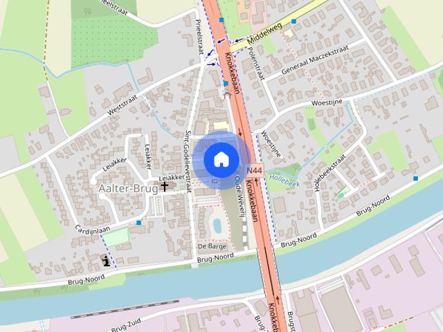 Twee slaapkamerappartement aan Aalter Brug