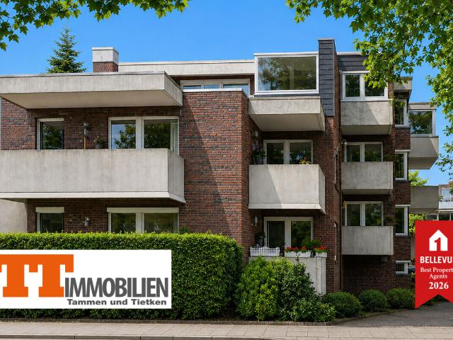 TT: Villenviertel! 3 Zimmer Eigentumswohnung mit Garage und zwei Balkonen!