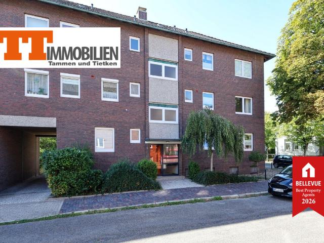 TT: Wilhelmshavener Südstadt: 3 Zimmer, Süd West Balkon und ganz nah am Wasser!