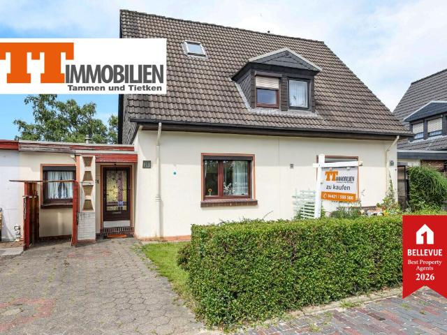 TT: Charmante Doppelhaushälfte mit traumhaftem Garten in ruhiger Lage des Jadeviertels!