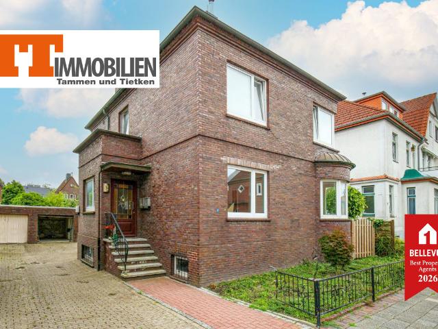 TT: Charmantes Zweifamilienhaus mit Erker, Garten und Garage im beliebten Hansaviertel!