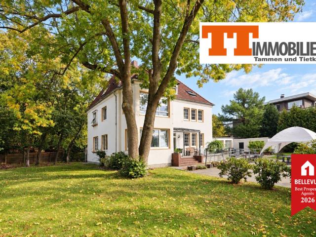 TT: Ein Haus mit Geschichte und Zukunft – Repräsentatives Anwesen mit parkähnlichem Garten in herrlicher Lage am Kurpark!