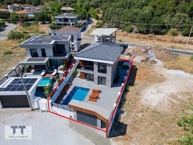 TT EMLAK'TAN, MARMARİS'TE SIFIR, HAVUZLU 5+1 LÜKS MÜSTAKİL VİLLA