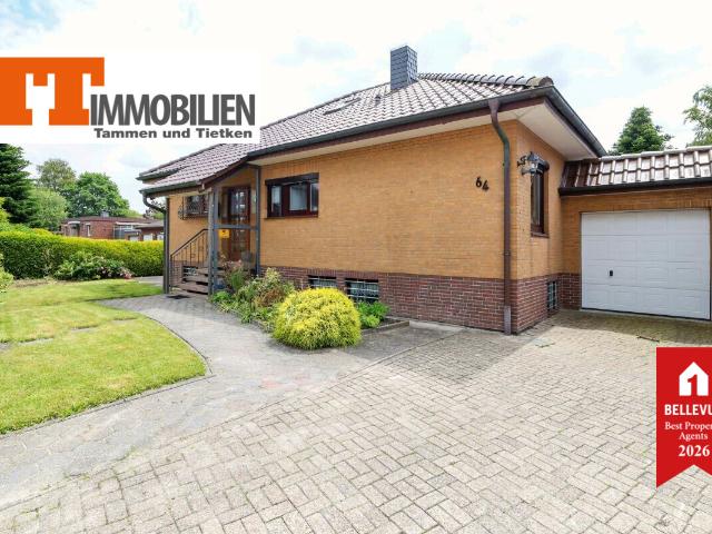 TT: Gepflegter Klinker Bungalow in Coldewei – ebenerdig und großzügig wohnen mit herrlichem Garten!
