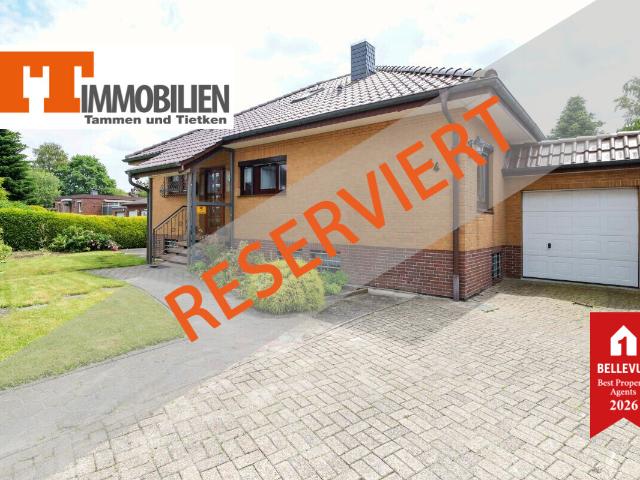 TT: Gepflegter Klinker Bungalow in Coldewei – ebenerdig und großzügig wohnen mit herrlichem Garten!