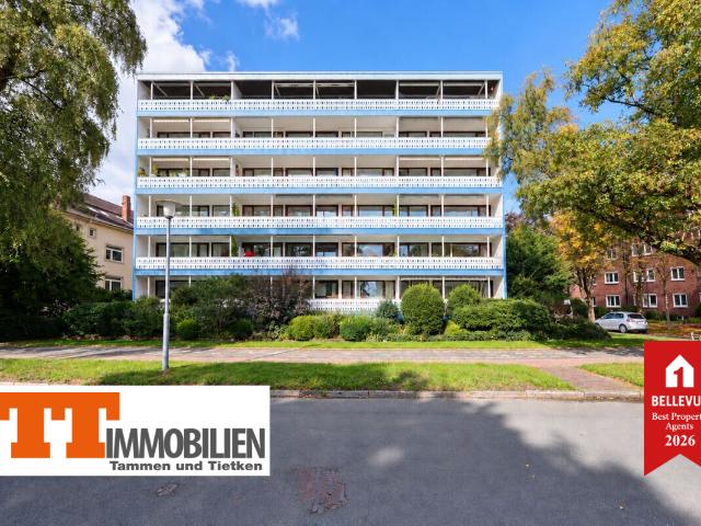 TT: Kapitalanlage am Kurpark: Großzügige 4 Zimmer Wohnung mit Süd Balkon!