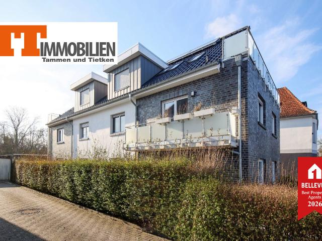 TT: Neubauwohnung in zentraler Lage mit lichtdurchfluteten Räumen, Balkon und Einkaufsmöglichkeiten direkt vor der Haustür!
