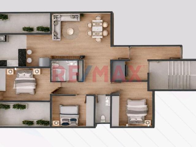 ¡Tu Departamento La Negrita Frente A Parque Con 2 Patios!
