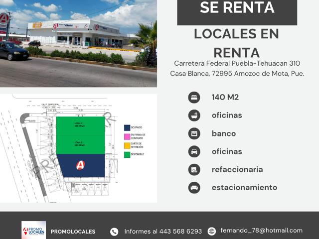 ¡Tu negocio merece estar en el punto estratégico de Amozoc!