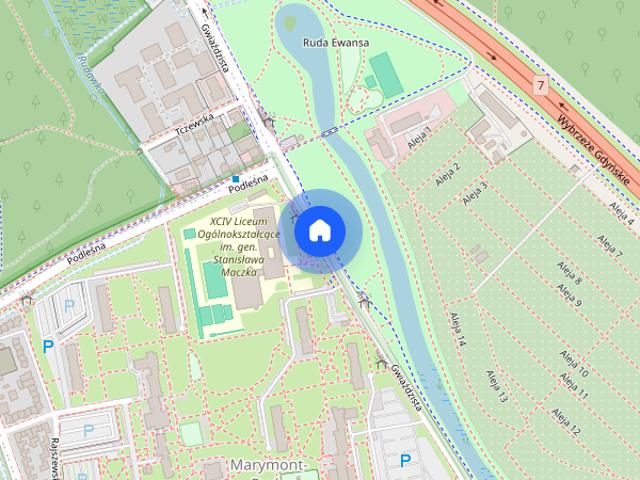Tuż przy parku 2 pokoje mieszkanie 48 m² |Bielany