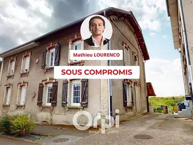 Tucquegnieux 54640 Achat / Vente maison 4 pièces t4 jardin terrasse