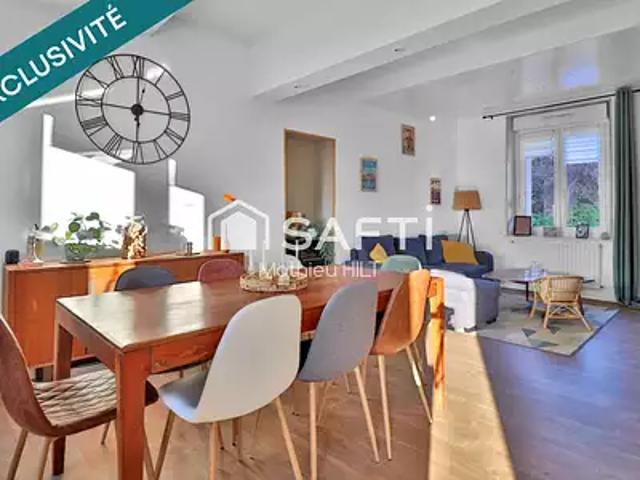 Tucquegnieux 54640 Achat / Vente maison 4 pièces t4 parking
